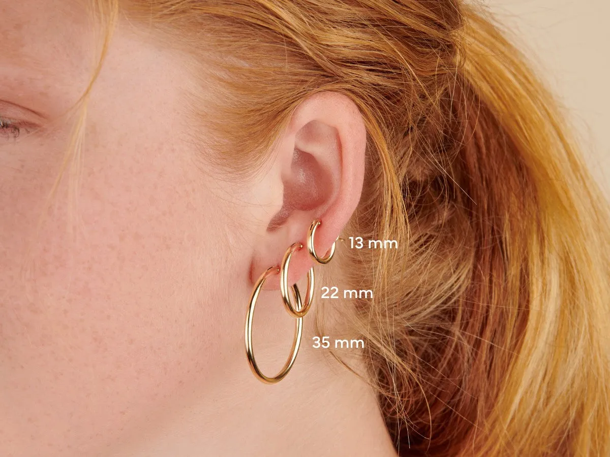 14K Gold Filled Hoops Bundle