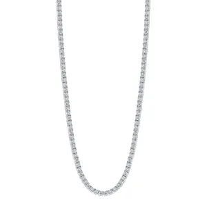 14K Gold Natural Diamond Small Carats Tennis Necklace