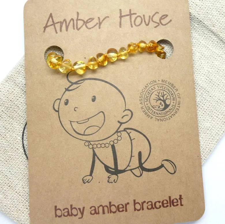Amber Baby Teething Bracelet