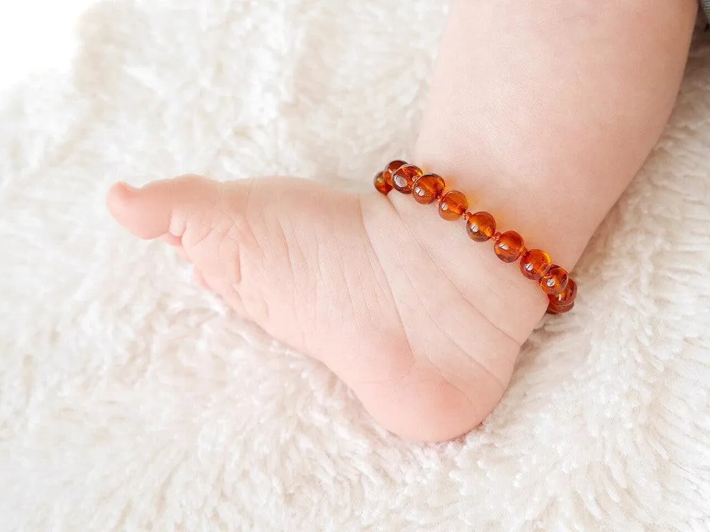 Amber Crown Amber Teething Bracelet / Anklet