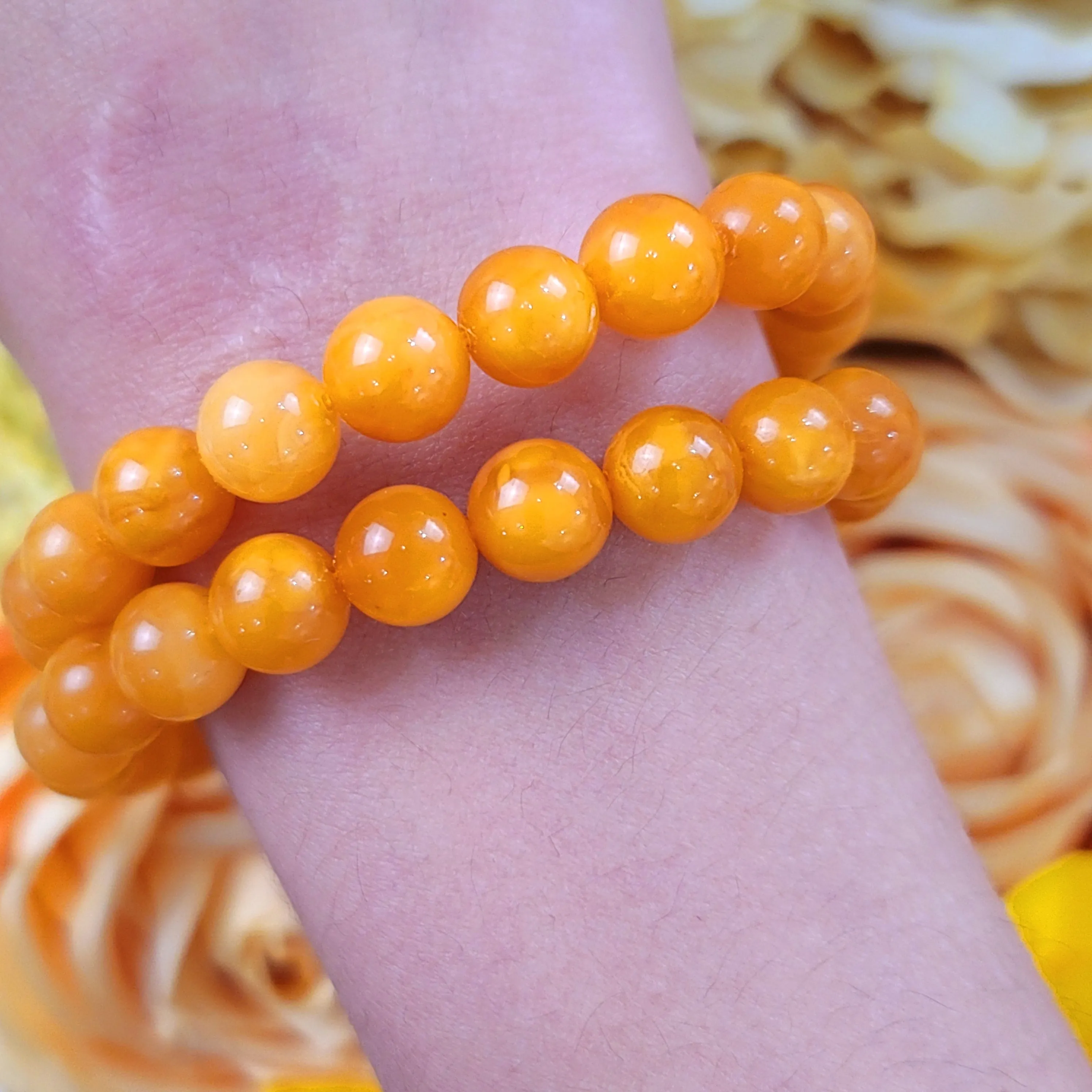 Baltic Amber Bracelet for Joy and Optimism