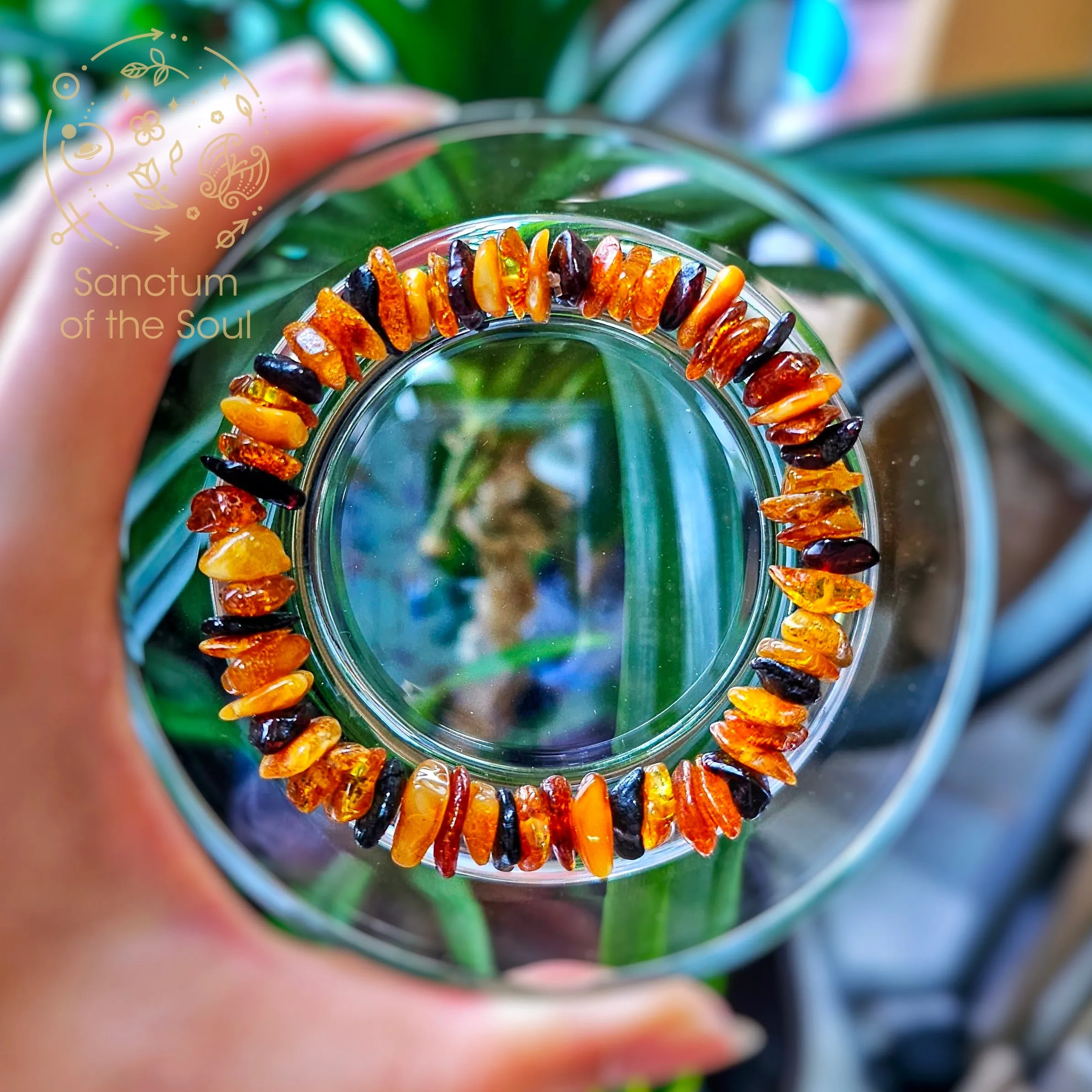 Baltic Amber Mixed Chip Bracelet