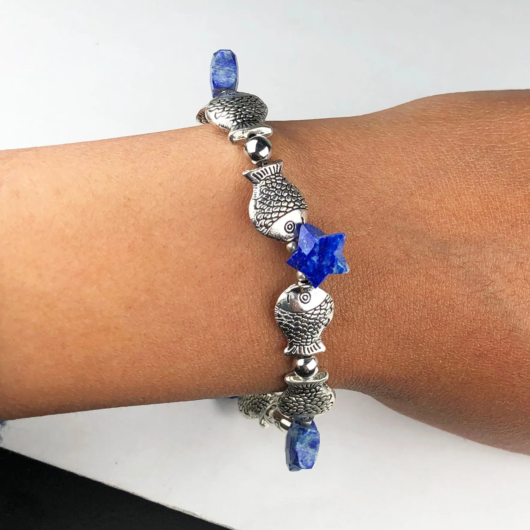 Blue Lapiz Lazuli Bracelet Healing