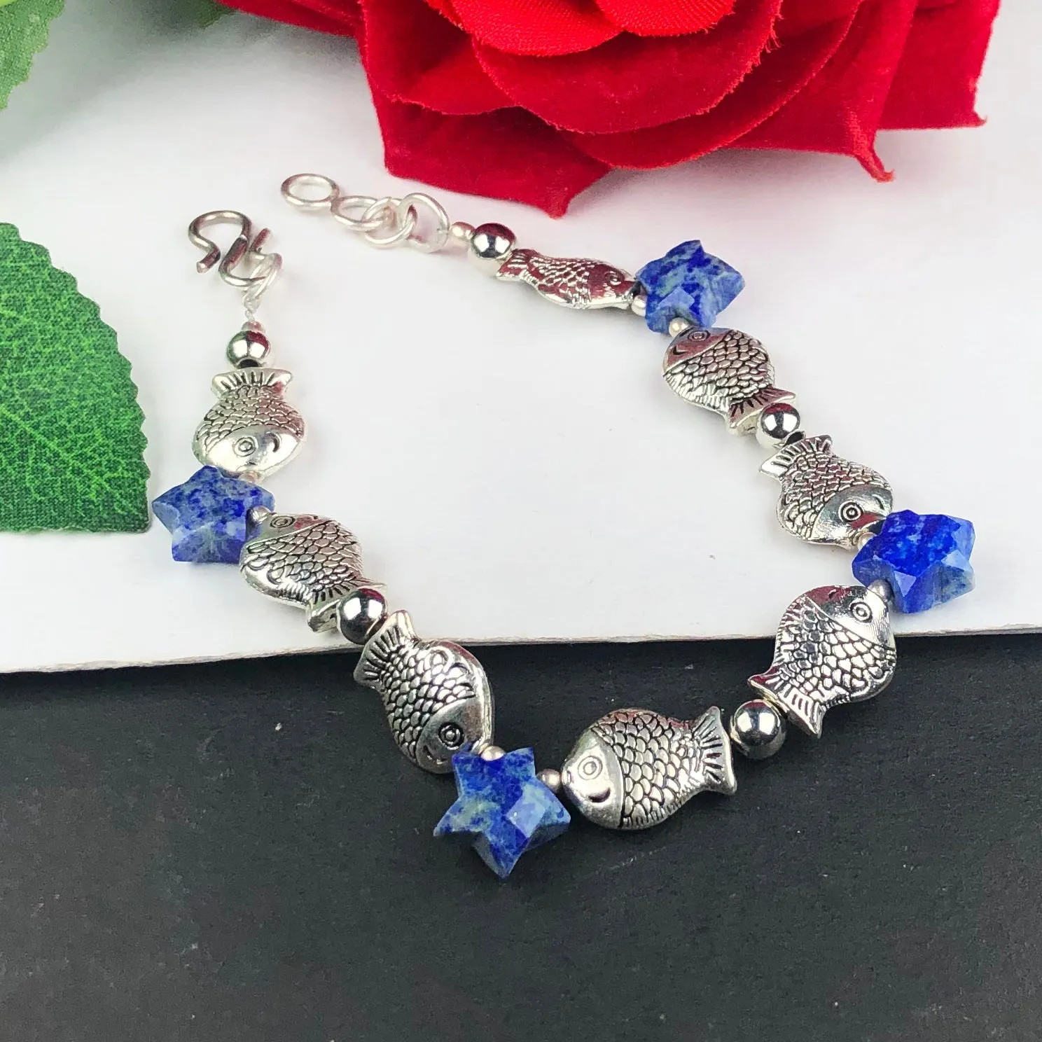 Blue Lapiz Lazuli Bracelet Healing