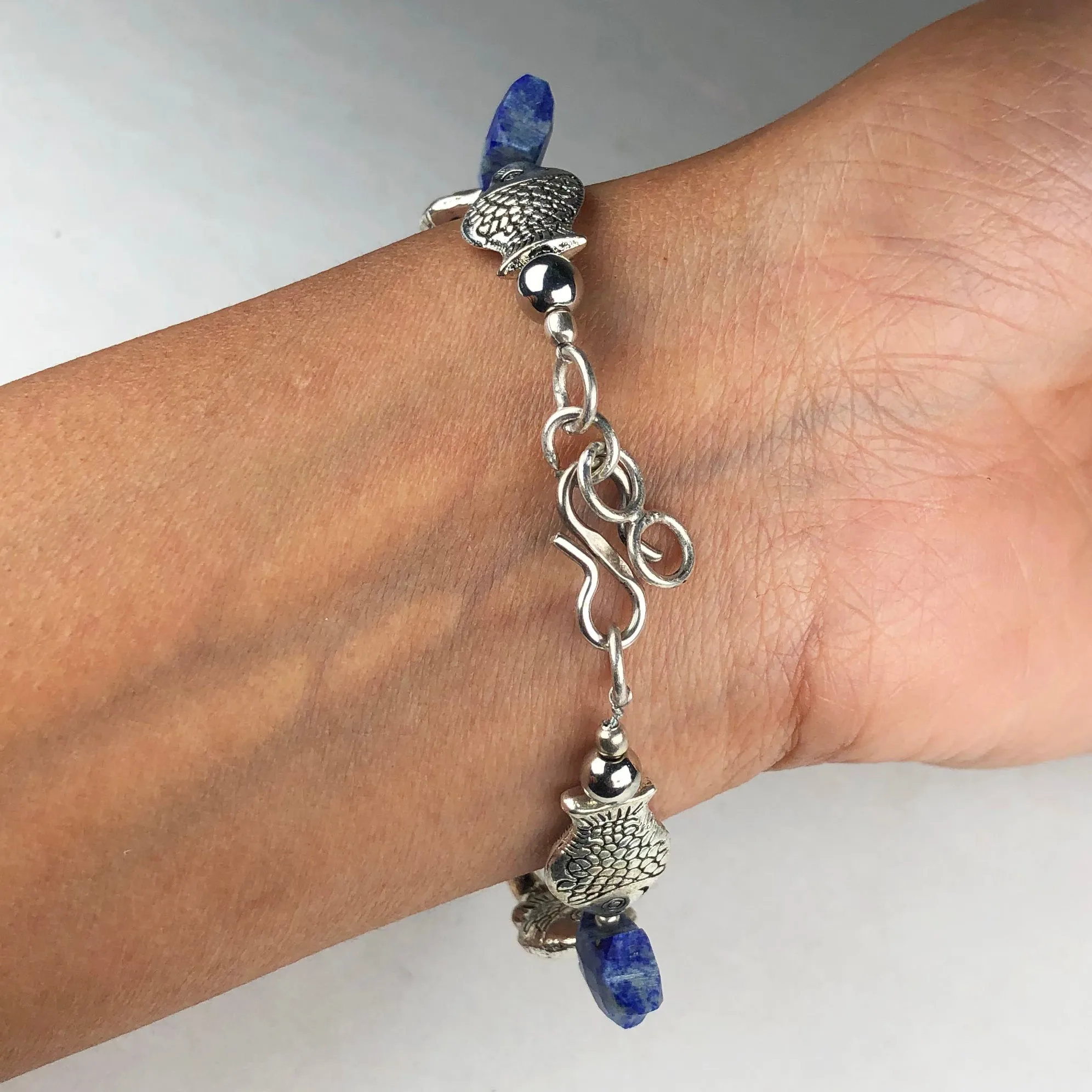 Blue Lapiz Lazuli Bracelet Healing