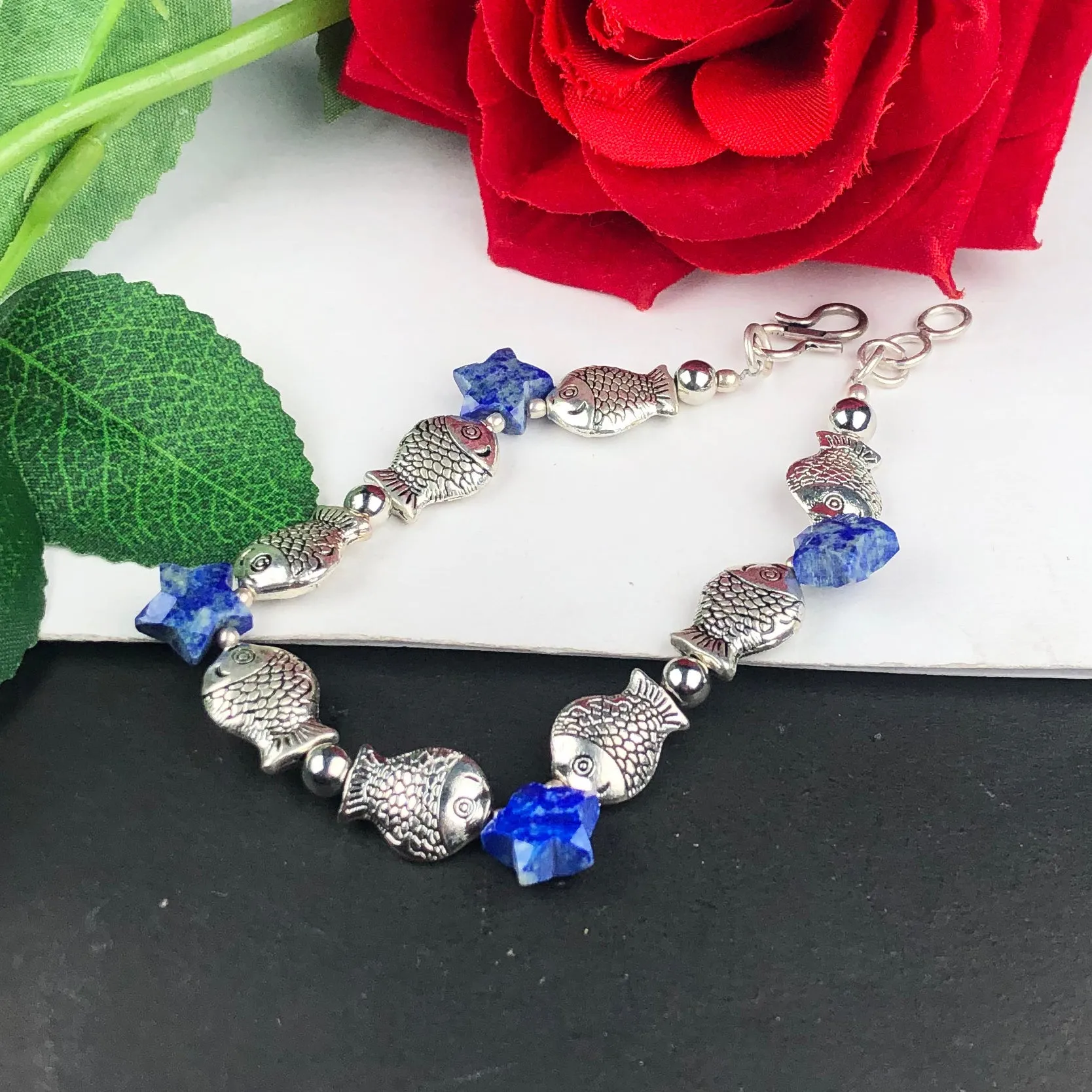 Blue Lapiz Lazuli Bracelet Healing