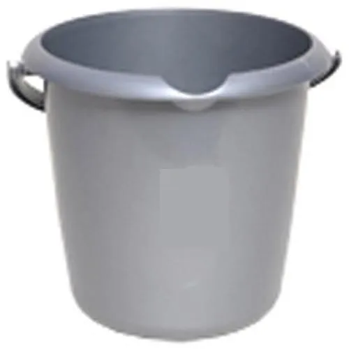 Bucket with Handle & Spout 13L Silver