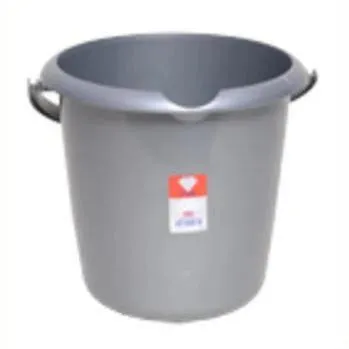 Bucket with Handle & Spout 13L Silver