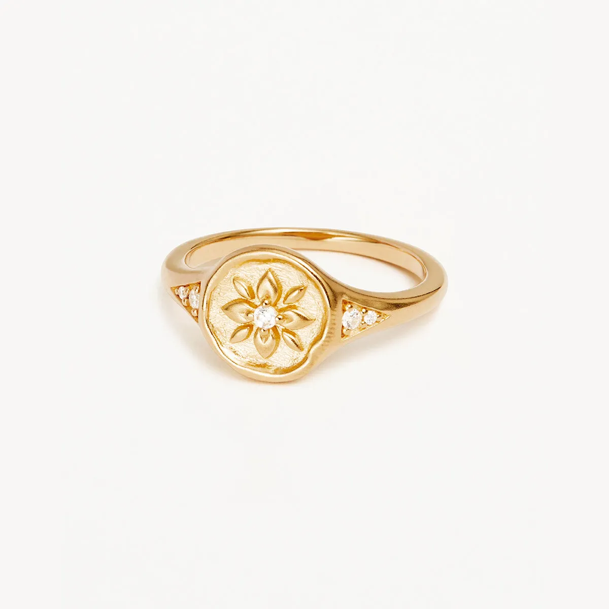 By Charlotte Live in Love Ring, Gold