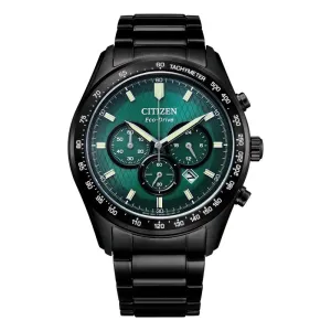 Citizen Black Steel Men's Solar Watch - CA4455-86X