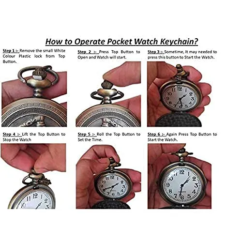 Deadpool Pocket Watch Keychain