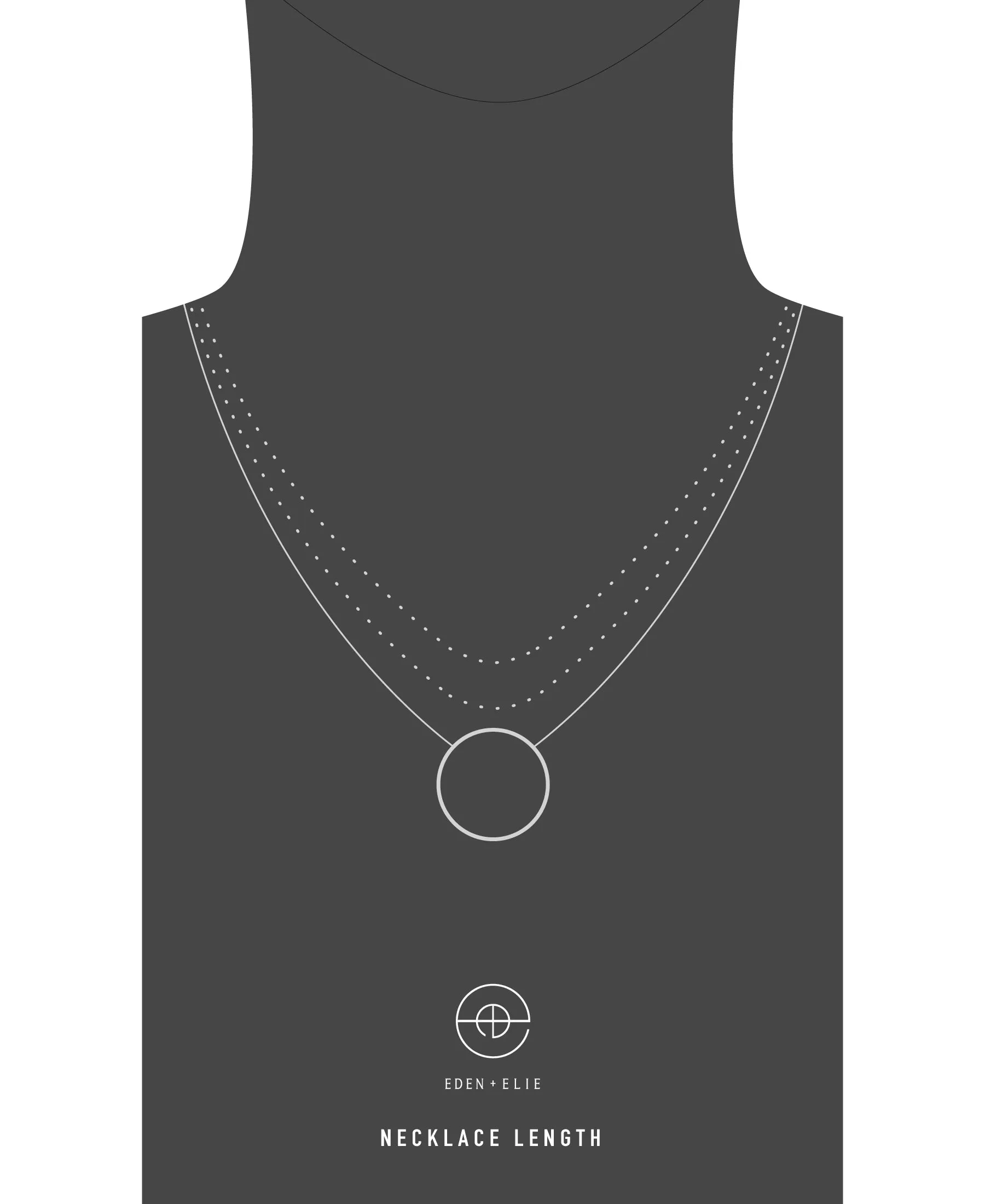 EDEN   ELIE Celestia Circle Necklace - Aerolite   Lapis