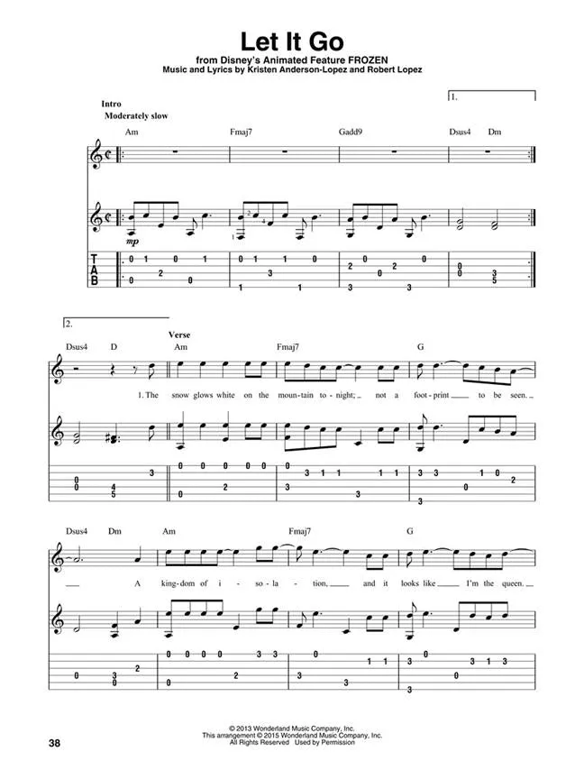 Fingerpicking Popular Hits - Guitar Solo