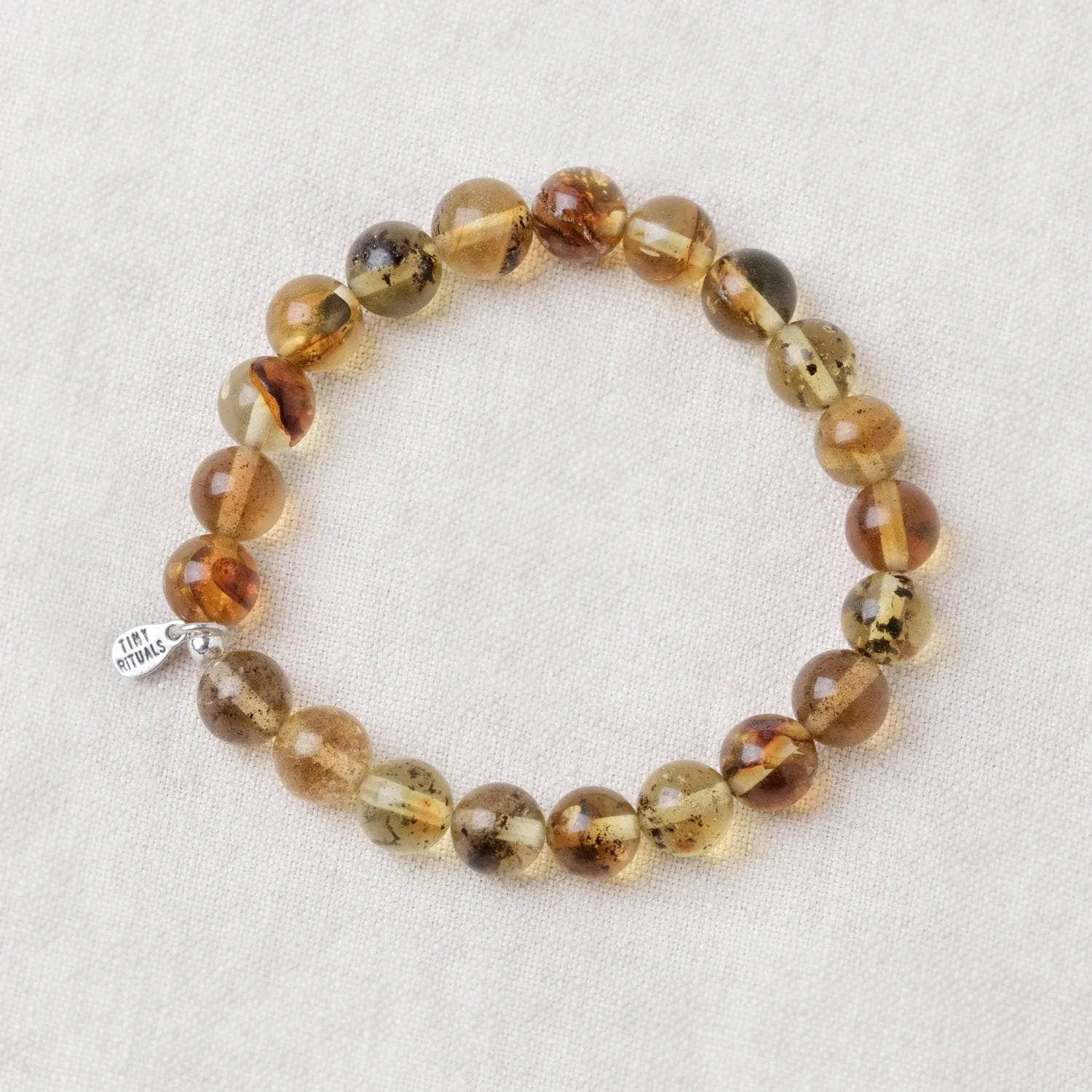 Genuine Amber Energy Bracelet - 8mm