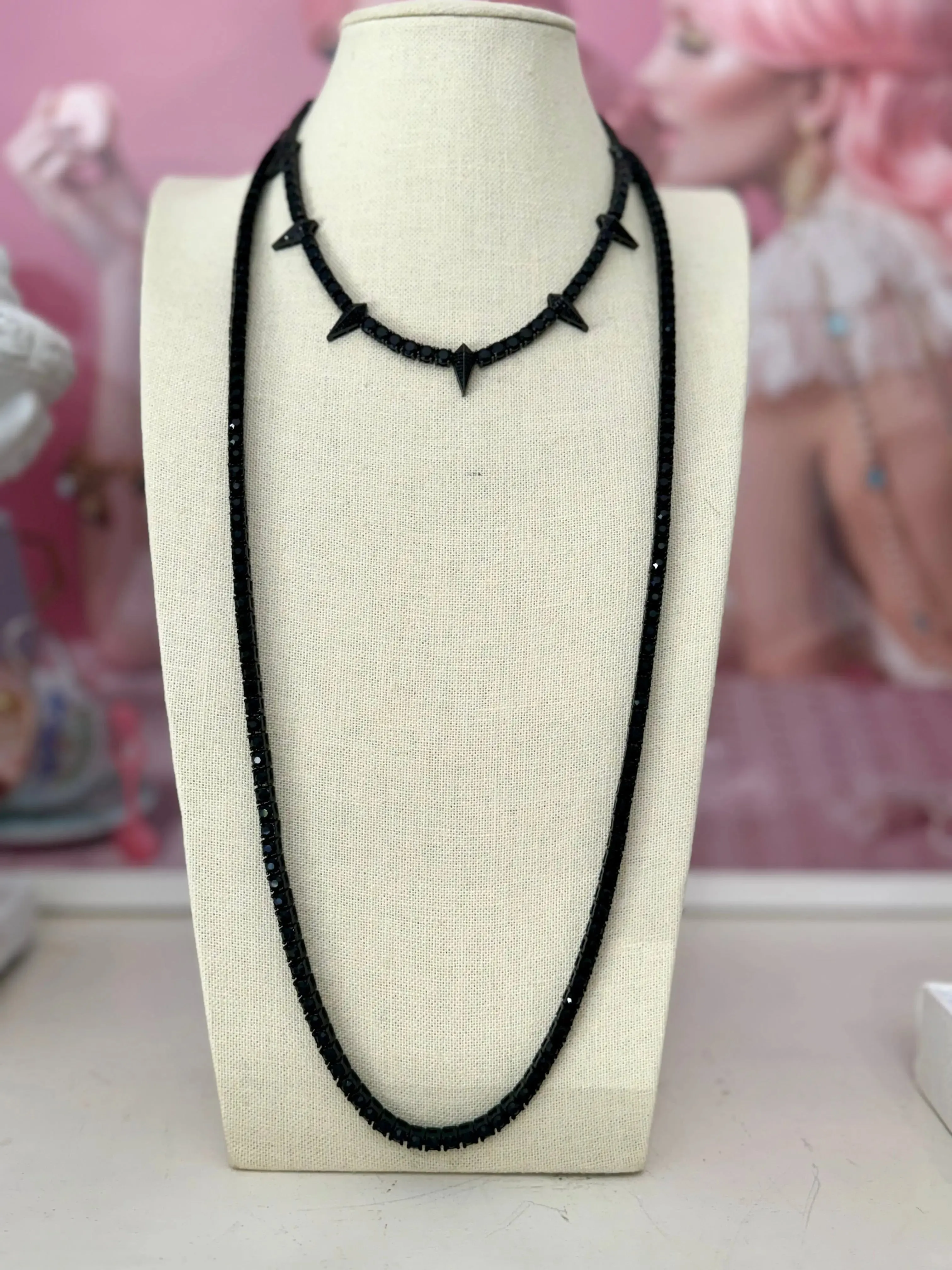 Grit and Grace Necklace - Black