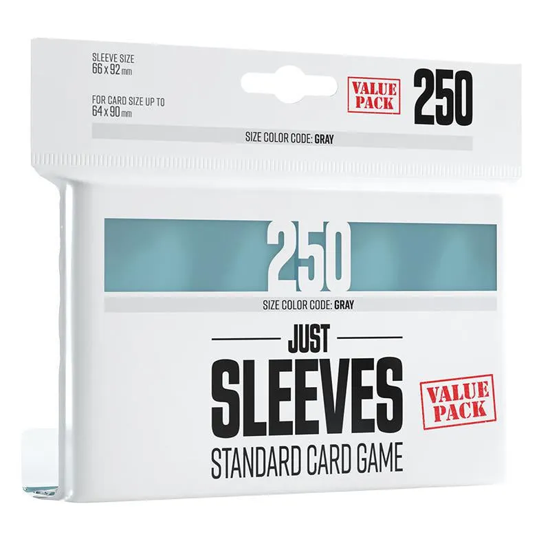 Just Sleeves Value Pack 250 Clear Standard TCG Sleeves