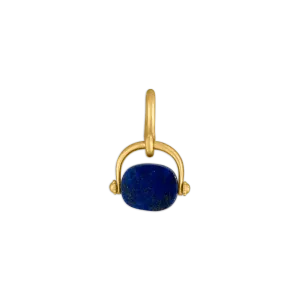 Lapis Baby Intaglio Unda Spinning Pendant