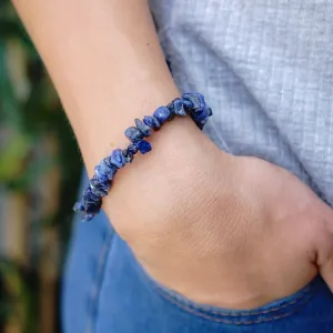 Lapis Lazuli Chip Bracelet