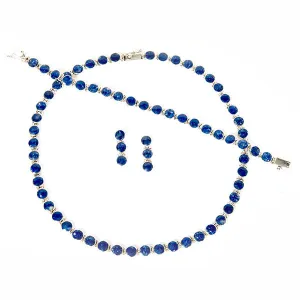 Lapis Lazuli Danaa Necklace Set | Handcrafted Jewelry Set | From the Chilean Highlands