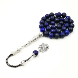 Lapis lazulis Rosary Muslim gfit For Ramadan Tasbih 33 66 99 Paryer beads Muslim misbaha Man's bracelets
