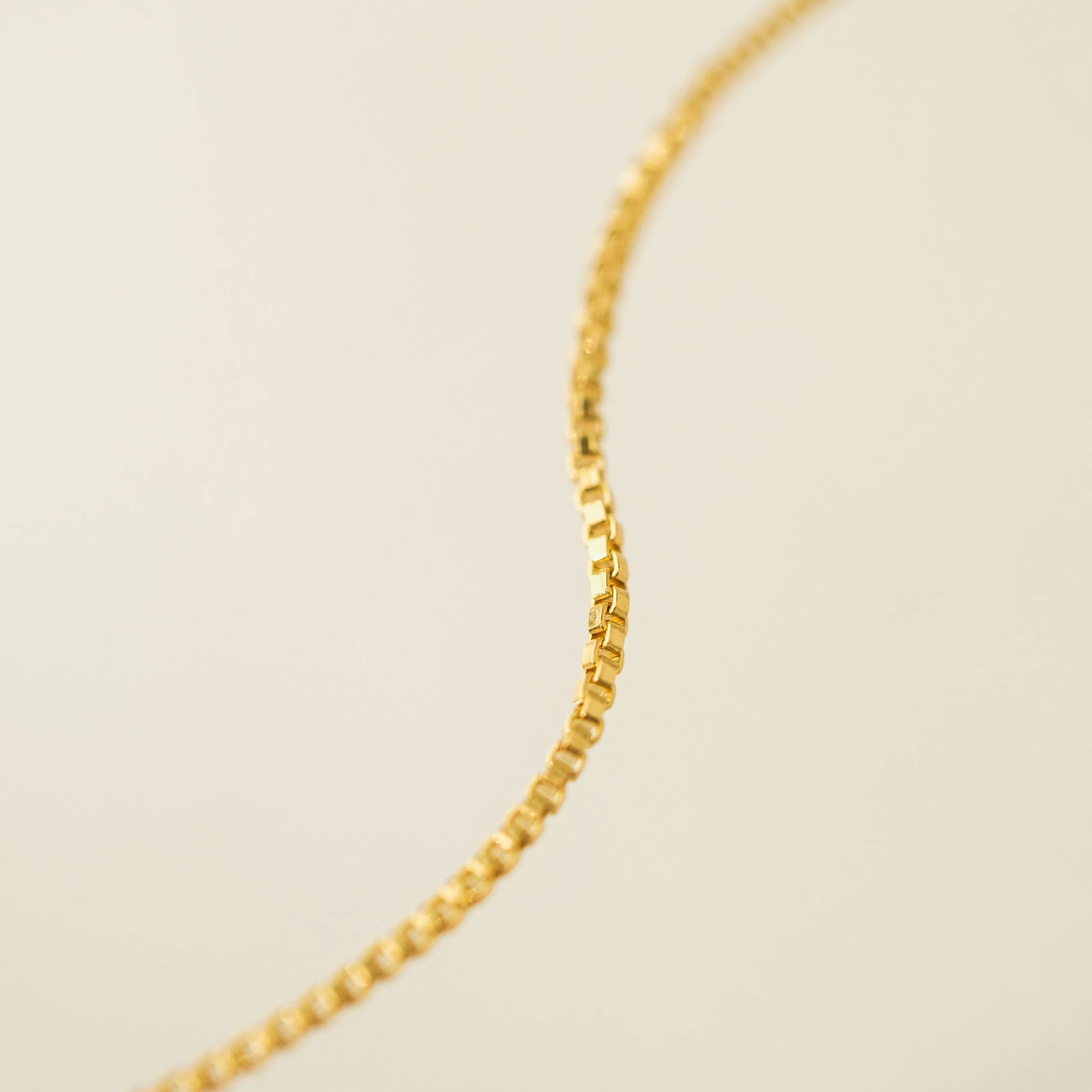 March Birthstone Gold-Filled Necklace
