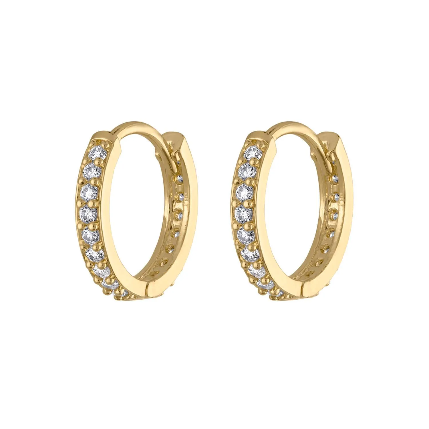 Mini Eternity and Eternity Hoop Earrings