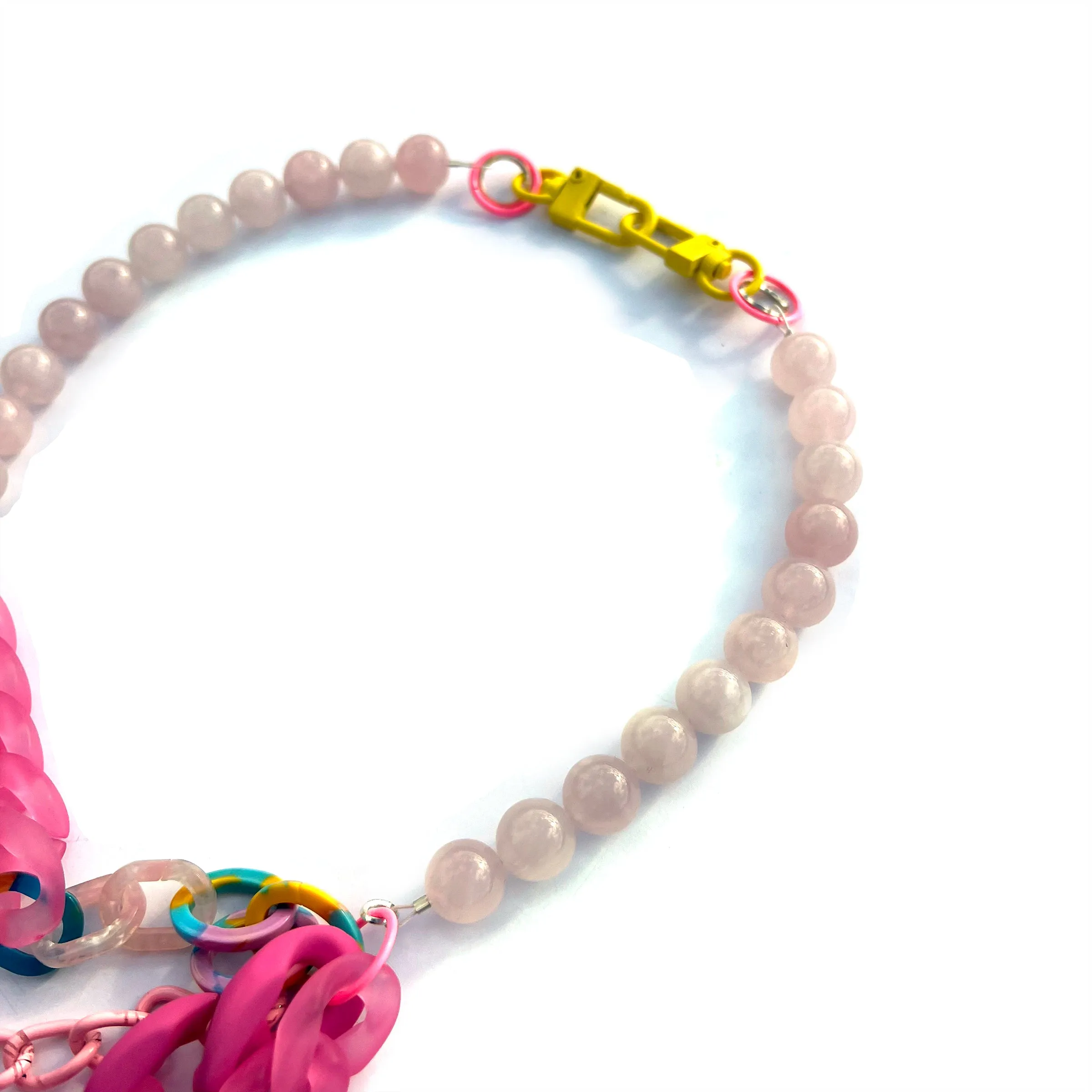 MPR x IMAGINARIUM: Rose Quartz Tropical Necklace