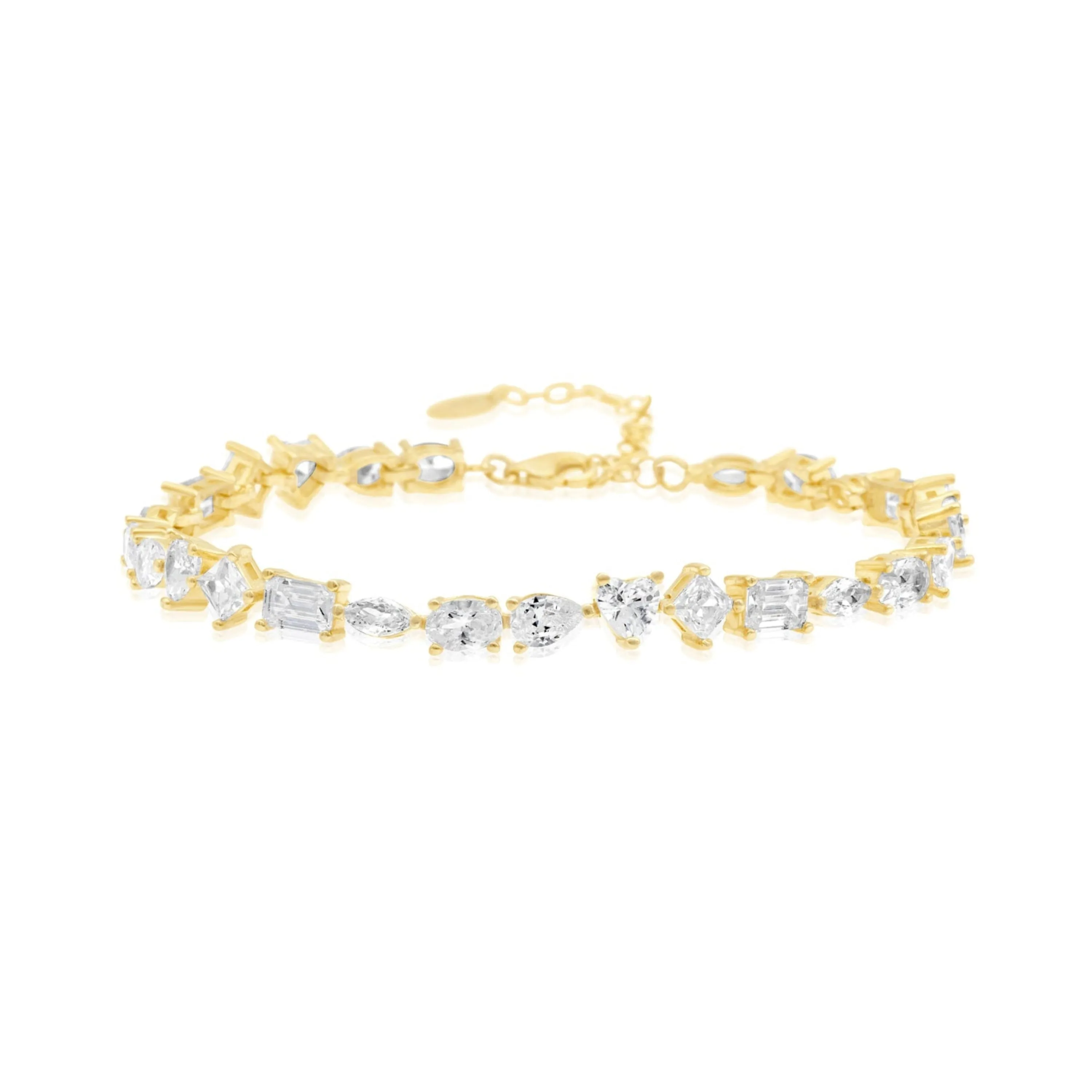 Multi Shape Tennis Bracelet