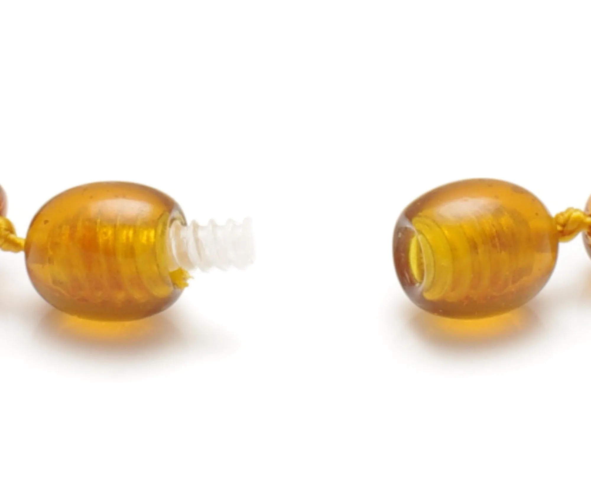 PREMIUM BALTIC AMBER TEETHING Necklace & Bracelet for CHILDREN / POLISHED CHERRY COLOR