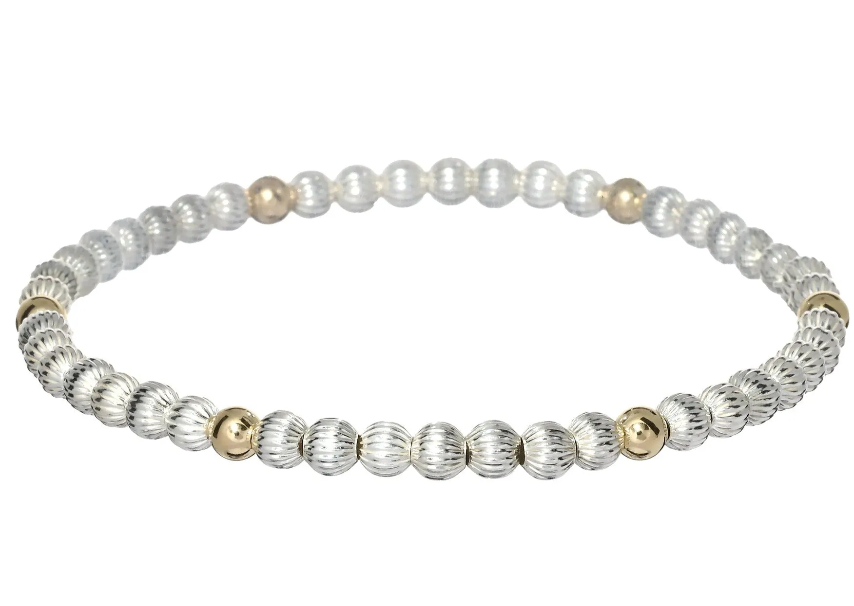 "LANA" 14k gold-filled beaded bracelet