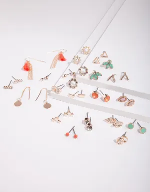 Rose Gold Pacific Synthetic Opal 20 Pack