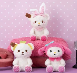 Sanrio x Bear Bon Voyage / Wish Me Mel / My Melody / Cogimyun Plush 16cm