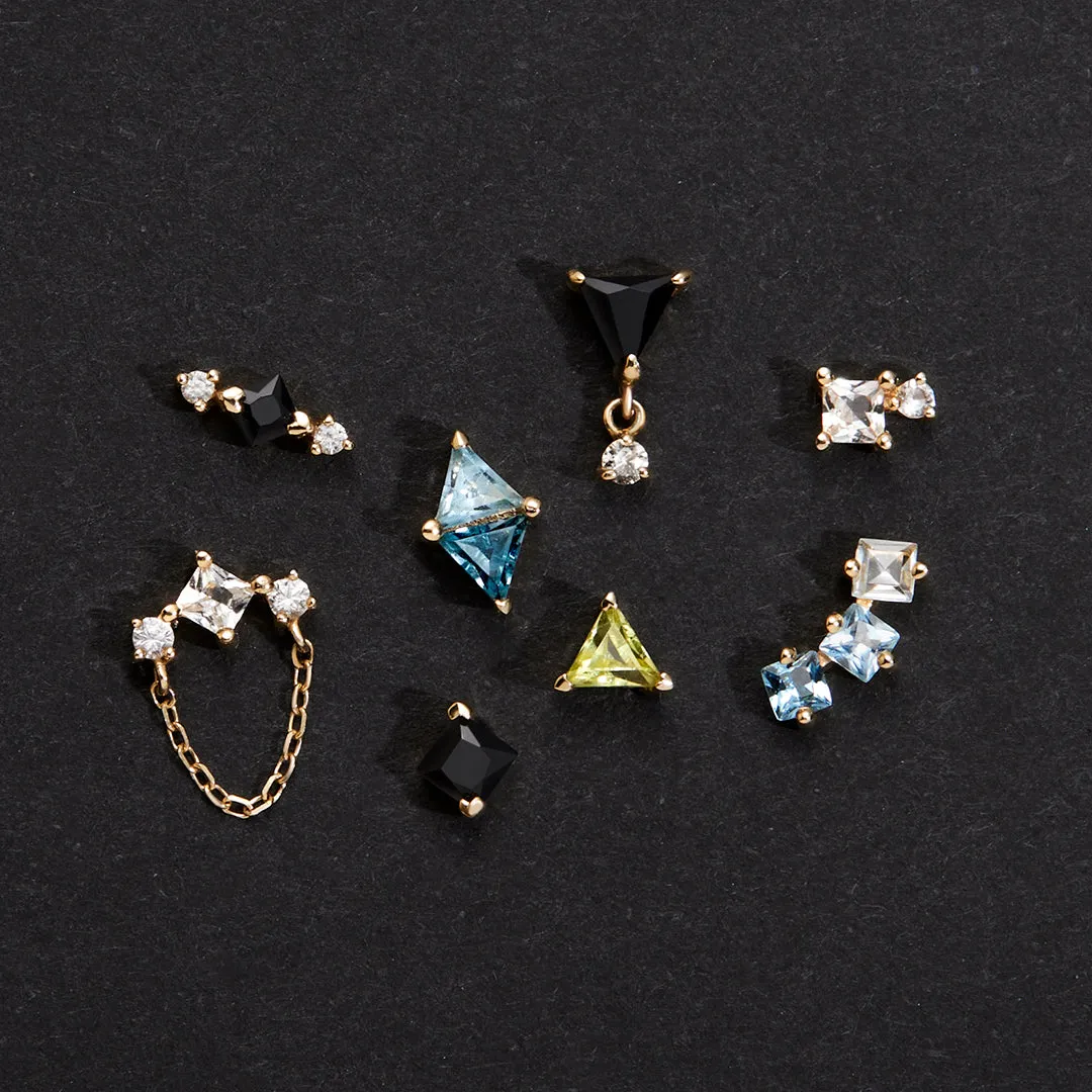 WAVE - Flat Back Earring